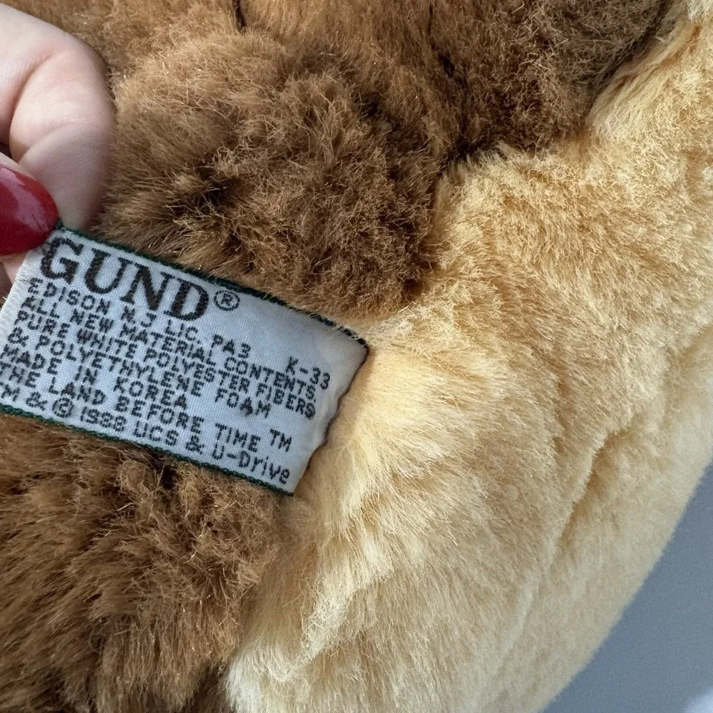 Vintage 1988 GUND Land Before Time Baby Dinosaur LITTLEFOOT 16